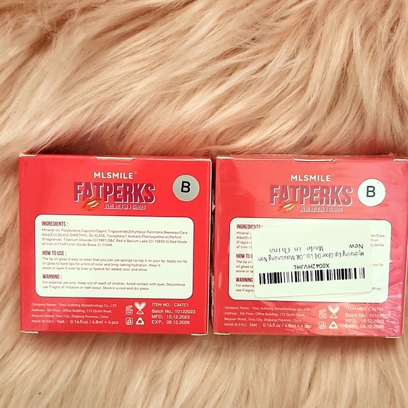 New Listing!! Brand New MLSMILE FATPERKS LIP GLOSS-LIP OIL-2CT - Picture 2 of 4